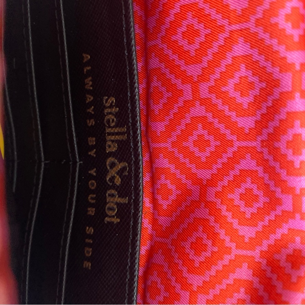 Stella And Dot Stylish Geometric Patterned Clutch - image 4